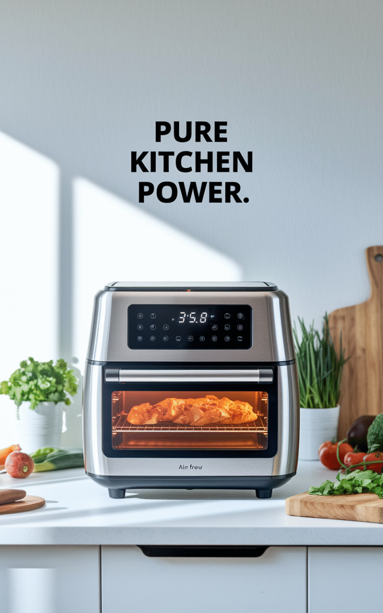 Air fryer toaster oven combo for healthy meals